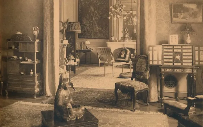 Framed Print : Louis XIV Room at the Cuban Embassy in Brussels, Belgium, 1927. Creator: Unknown