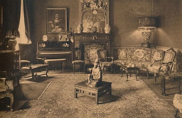 Louis XIV Room at the Cuban Embassy in Brussels, Belgium, 1927. Creator: Unknown