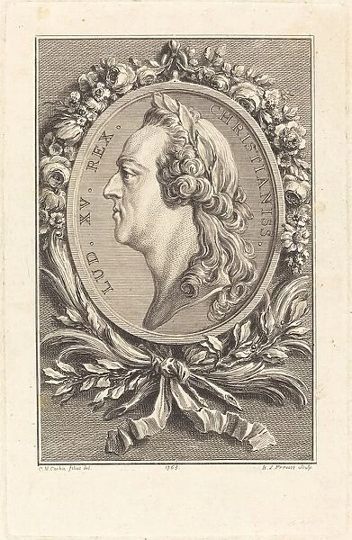 Louis XV, 1765. Creator: Benoit-Louis Prevost