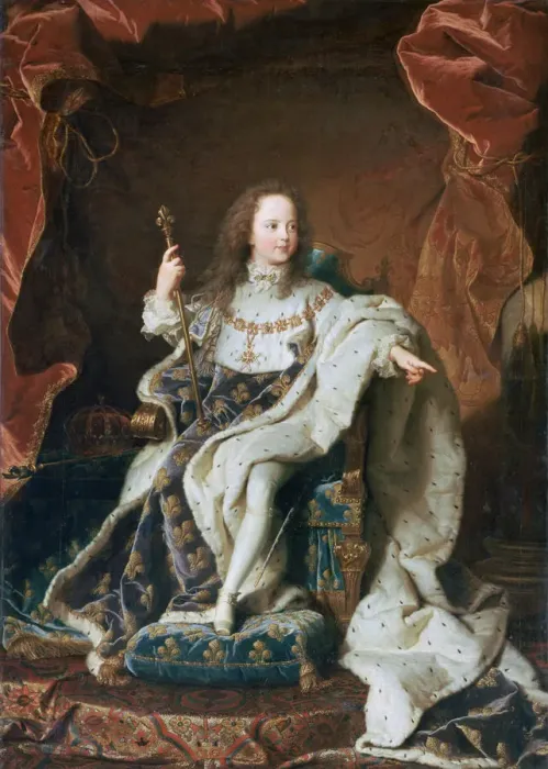 Framed Print : Louis XV at the Age of Five, c1715. Artist: Hyacinthe Rigaud Framed Print : Louis XV at the Age of Five, c1715. Artist: Hyacinthe Rigaud