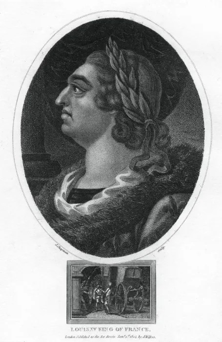 Framed Print : Louis XV, King of France, (1805). Artist: J Chapman Framed Print : Louis XV, King of France, (1805). Artist: J Chapman