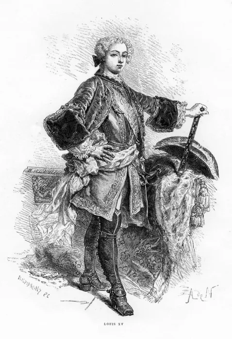 Framed Print : Louis XV, King of France. Artist: Hildibrand Framed Print : Louis XV, King of France. Artist: Hildibrand