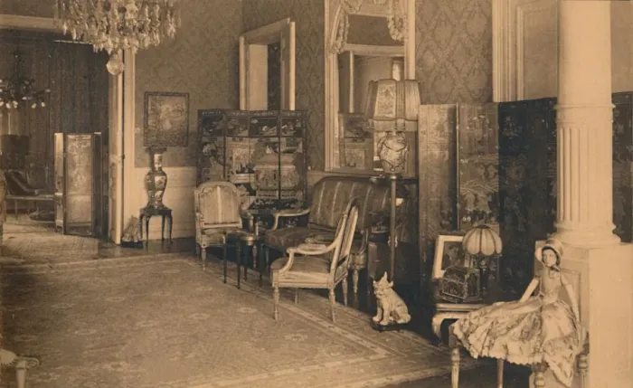 Framed Print : Louis XVI Room at the Cuban Embassy in Brussels, Belgium, 1927. Creator: Unknown Framed Print : Louis XVI Room at the Cuban Embassy in Brussels, Belgium, 1927. Creator: Unknown