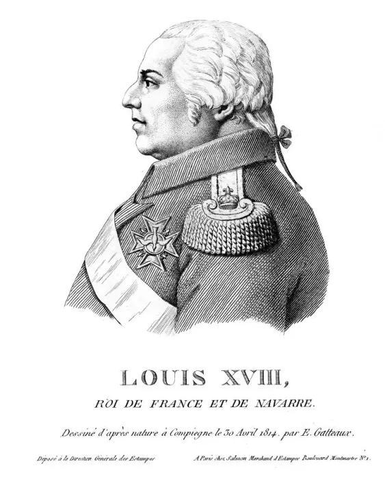 Framed Print : Louis XVIII, King of France, 1814 Framed Print : Louis XVIII, King of France, 1814