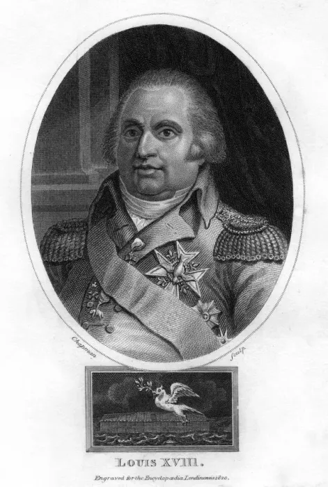 Framed Print : Louis XVIII, King of France, 1820. Artist: J Chapman Framed Print : Louis XVIII, King of France, 1820. Artist: J Chapman
