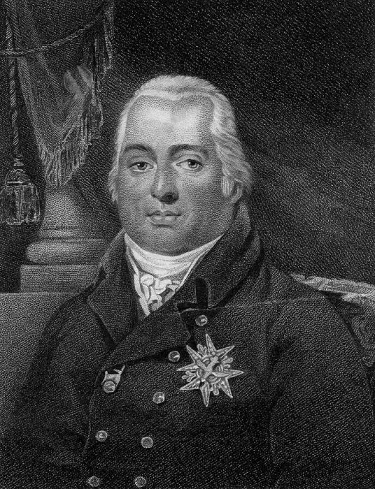 Framed Print : Louis XVIII, King of France, 19th century. Artist: G Kellaway Framed Print : Louis XVIII, King of France, 19th century. Artist: G Kellaway