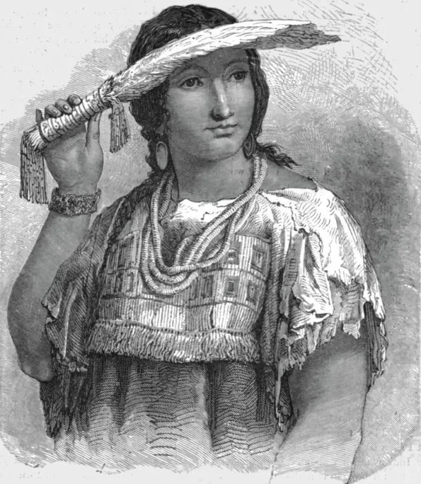 Framed Print : Louisa, the half-caste; In Pawn in an Indian Village, 1875. Creator: Unknown Framed Print : Louisa, the half-caste; In Pawn in an Indian Village, 1875. Creator: Unknown