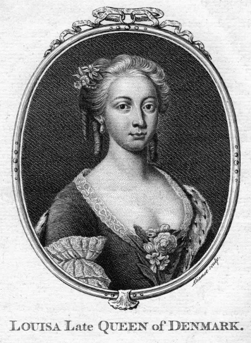 Framed Print : Louisa, Queen of Denmark. Artist: Aliamet Framed Print : Louisa, Queen of Denmark. Artist: Aliamet
