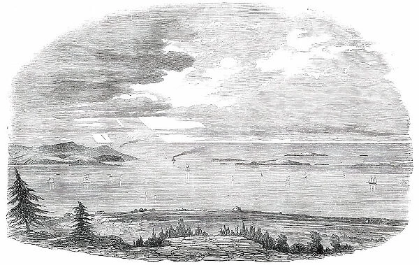 Louisburg Harbour, Cape Breton, 1850. Creator: Unknown