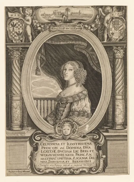 Framed Print : Louise of Anhalt-Dessau (1631-1680), Duchess of Legnica, Brzeg, Wolow, and Olawa, c. 1660 Framed Print : Louise of Anhalt-Dessau (1631-1680), Duchess of Legnica, Brzeg, Wolow, and Olawa, c. 1660