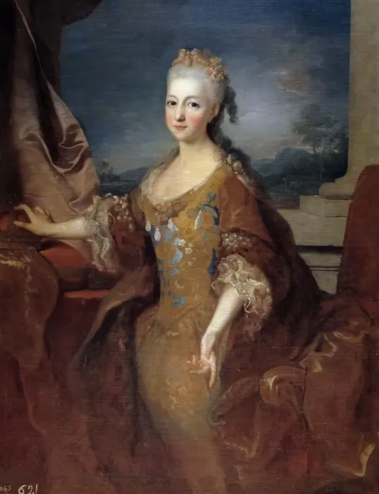 Framed Print : Louise Elisabeth d Orleans (1709-1742), Queen of Spain, 1724. Creator: Ranc Framed Print : Louise Elisabeth d Orleans (1709-1742), Queen of Spain, 1724. Creator: Ranc
