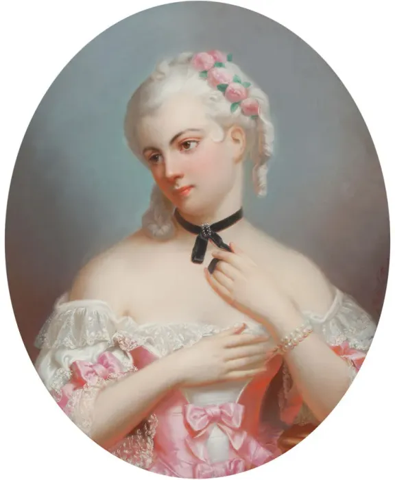 Framed Print : Louise Elisabeth of France (1727-1759), First half of the 19th cent Framed Print : Louise Elisabeth of France (1727-1759), First half of the 19th cent