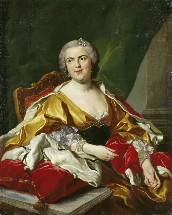 Framed Print : Louise Élisabeth of France (1727-1759), Duchess of Parma, 1750s. Creator: Van Loo, Louis Michel (1707-1771) Framed Print : Louise Élisabeth of France (1727-1759), Duchess of Parma, 1750s. Creator: Van Loo, Louis Michel (1707-1771)