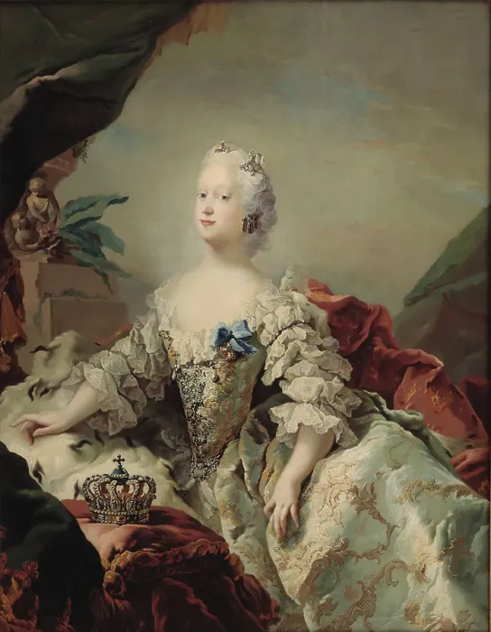 Framed Print : Louise, Frederik V's First Queen in her Coronation Robes, 1747. Creator: Carl Gustaf Pilo Framed Print : Louise, Frederik V's First Queen in her Coronation Robes, 1747. Creator: Carl Gustaf Pilo