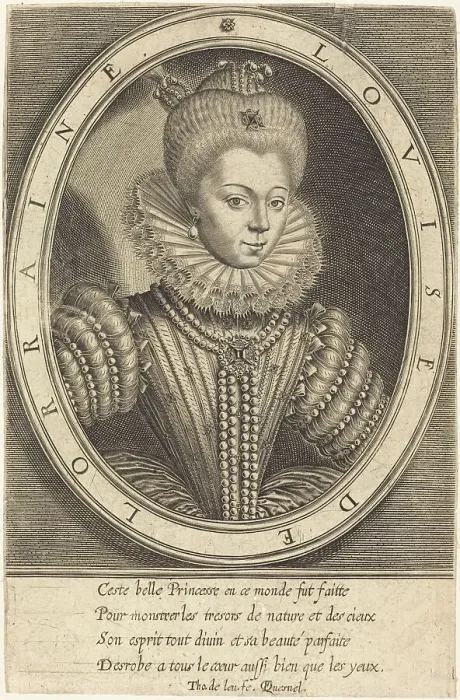 Framed Print : Louise de Lorraine. Creator: Thomas de Leu Framed Print : Louise de Lorraine. Creator: Thomas de Leu