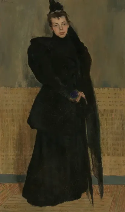 Framed Print : Louise in Mourning, 1894. Creator: Henri Evenepoel Framed Print : Louise in Mourning, 1894. Creator: Henri Evenepoel