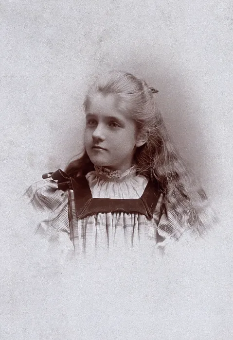 Framed Print : Louise Power, 1896. Creator: FG Henning Framed Print : Louise Power, 1896. Creator: FG Henning