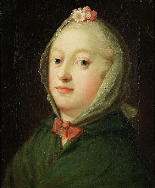 Louise, Queen of Denmark, mid 1740s. Creator: Carl Gustaf Pilo
