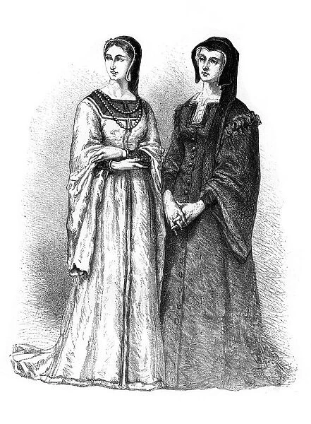 Louise de Savoie and Marguerite de Valois, (19th century)