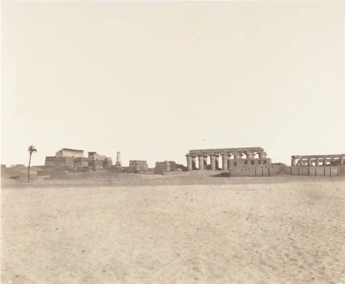 Framed Print : Louksor (Thebes), Vue Generale des Ruines, 1851-52, printed 1853-54 Framed Print : Louksor (Thebes), Vue Generale des Ruines, 1851-52, printed 1853-54