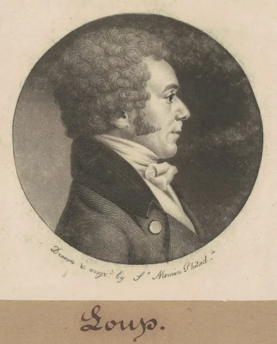 Framed Print : Loup, 1803. Creator: Charles Balthazar Julien Fevret de Saint-Memin Framed Print : Loup, 1803. Creator: Charles Balthazar Julien Fevret de Saint-Memin