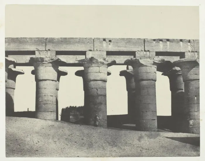Framed Print : Louqsor, Grande Colonnade du Palais;Thebes, 1849 / 51, printed 1852 Framed Print : Louqsor, Grande Colonnade du Palais;Thebes, 1849 / 51, printed 1852