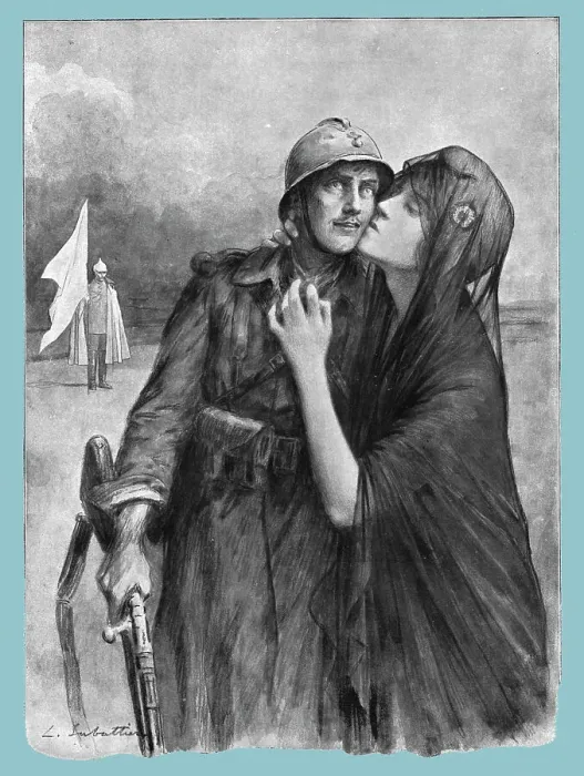 Framed Print : A L'Ouvrier de la Victoire !; Merci !, 1918. Creator: Louis Remy Sabattier Framed Print : A L'Ouvrier de la Victoire !; Merci !, 1918. Creator: Louis Remy Sabattier