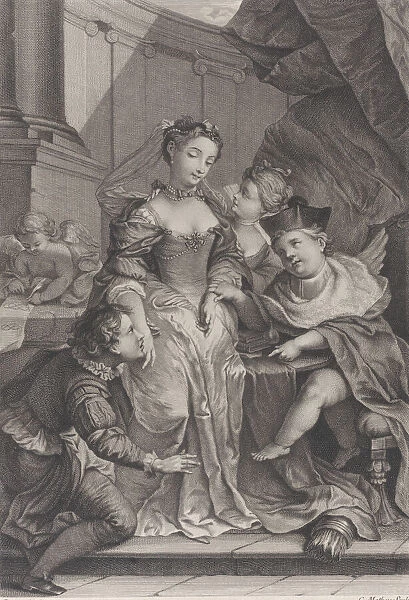 Love Doctor (L amour medecin), ca. 1730-50. Creator: C. Mathey