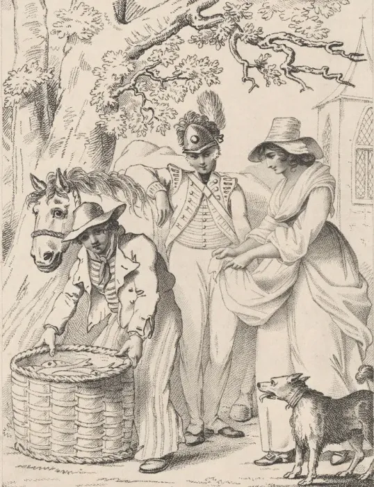 Framed Print : Love at First Sight, January 10th, 1796. Creator: George Shepheard Framed Print : Love at First Sight, January 10th, 1796. Creator: George Shepheard