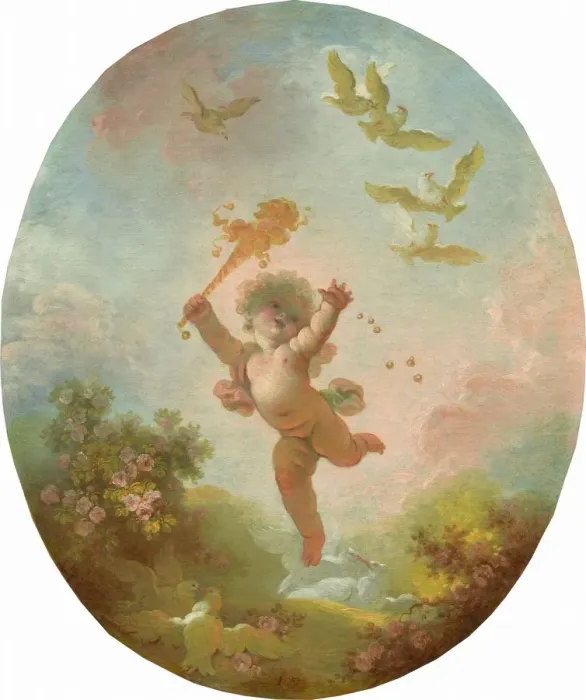 Framed Print : Love as Folly, c. 1773 / 1776. Creator: Jean-Honore Fragonard Framed Print : Love as Folly, c. 1773 / 1776. Creator: Jean-Honore Fragonard