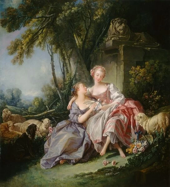 The Love Letter, 1750. Creator: Francois Boucher