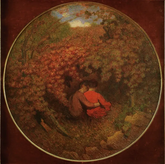 Framed Print : The Love of Life, 1901-1904. Creator: Pellizza da Volpedo, Giuseppe (1868-1907) Framed Print : The Love of Life, 1901-1904. Creator: Pellizza da Volpedo, Giuseppe (1868-1907)