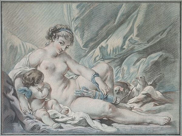 Love Requests Venus to Return His Weapons to Him, 1768. Creator: Louis-Marin Bonnet (French