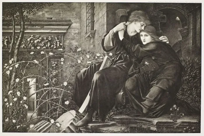 Framed Print : Love among the Ruins, 1898, (1900). Creator: Unknown Framed Print : Love among the Ruins, 1898, (1900). Creator: Unknown