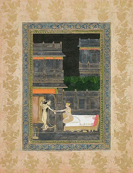 Love Scene at Night, between c1750 and c1800. Creator: Unknown