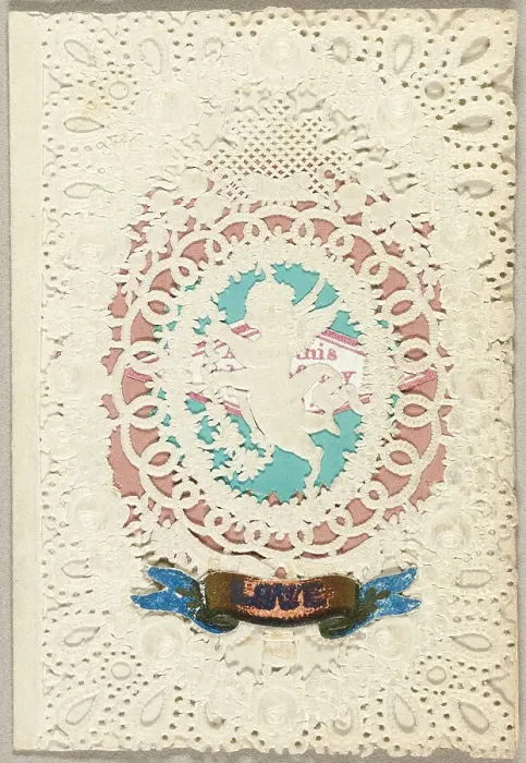 Framed Print : Love (Valentine), c. 1850. Creator: G. Ingram Framed Print : Love (Valentine), c. 1850. Creator: G. Ingram