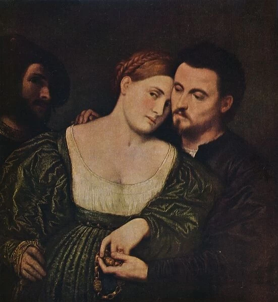 The Lovers, 1525-1530 (c1940). Artist: Paris Bordone
