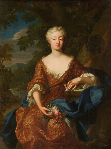Lovisa Dorotea Sofia, 1680-1705, Princess of Prussia, 1724. Creator: Herman Hendrik de Quiter