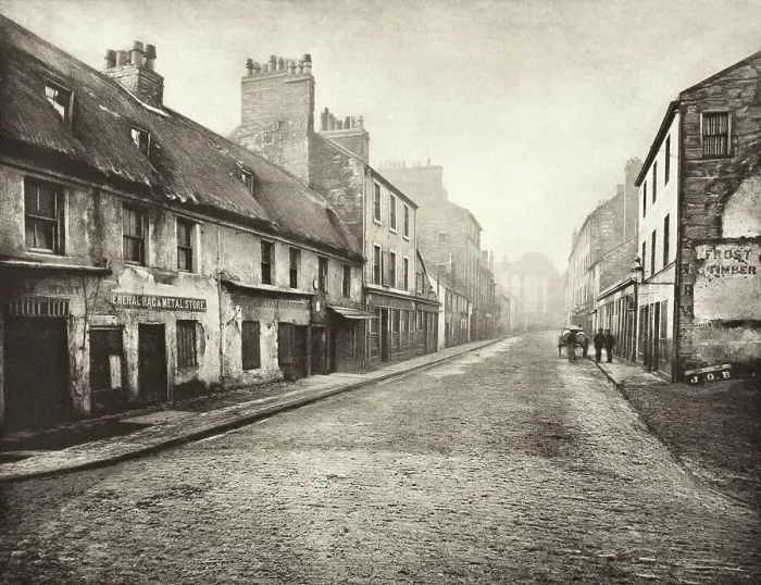 Framed Print : Low Green Street (#35), Printed 1900. Creator: Thomas Annan Framed Print : Low Green Street (#35), Printed 1900. Creator: Thomas Annan