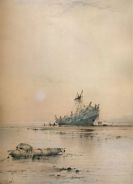 Low tide at Leigh, c1899. Artist: Albert Ernest Markes