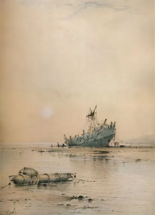 Framed Print : Low tide at Leigh, c1899. Artist: Albert Ernest Markes Framed Print : Low tide at Leigh, c1899. Artist: Albert Ernest Markes