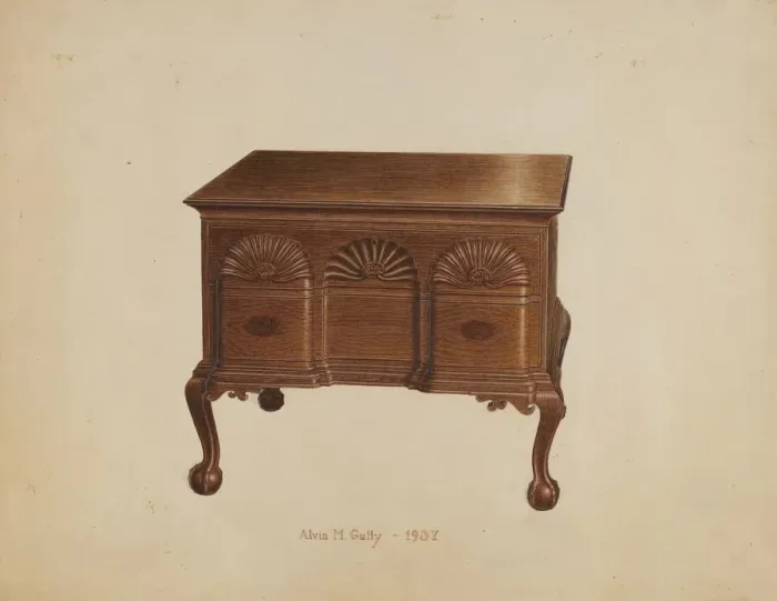 Framed Print : Lowboy, 1937. Creator: Alvin M Gully Framed Print : Lowboy, 1937. Creator: Alvin M Gully