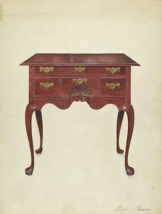 Framed Print : Lowboy, c. 1953. Creator: Louis Annino Framed Print : Lowboy, c. 1953. Creator: Louis Annino