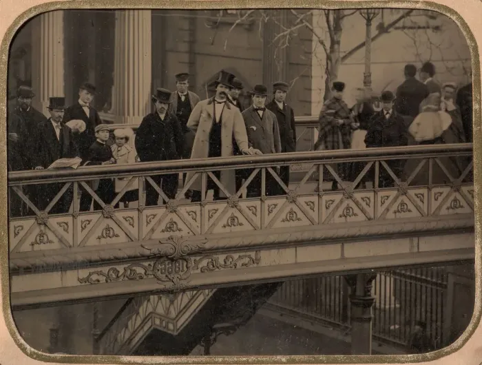 Framed Print : Lowe Bridge, 1866-67. Creator: Unknown Framed Print : Lowe Bridge, 1866-67. Creator: Unknown