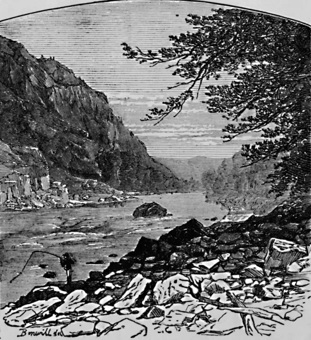 Framed Print : The Lower Canyon, 1883. Artist: Charles E. H Bonwill Framed Print : The Lower Canyon, 1883. Artist: Charles E. H Bonwill