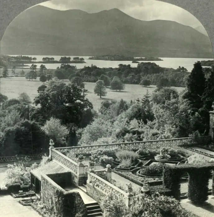 Framed Print : Lower Lake Killarney, Southwest from Lord Kenmares Mansion, County Kerry, Ireland, c1930s Framed Print : Lower Lake Killarney, Southwest from Lord Kenmares Mansion, County Kerry, Ireland, c1930s
