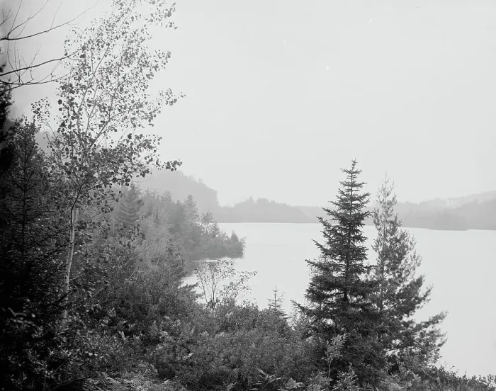 Framed Print : Lower Loon Lake, Adirondack Mts. N.Y. between 1900 and 1910. Creator: Unknown Framed Print : Lower Loon Lake, Adirondack Mts. N.Y. between 1900 and 1910. Creator: Unknown