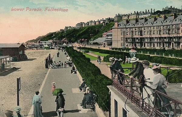 Lower Parade, Folkestone, late 19th-early 20th century