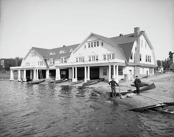 Lower St. Regis Lake, Paul Smith's Hotel, Adirondack Mts. N.Y. between 1900 and 1905. Creator: Unknown