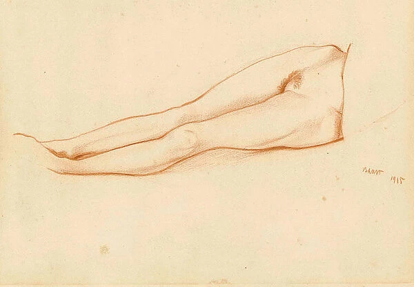 Lower torso of Ida Rubinstein (1883-1960), 1915